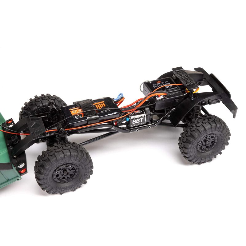 AXI00007T1 Axial 1/24 SCX24 Dodge Power Wagon 4WD Rock Crawler Brushed RTR, Orange