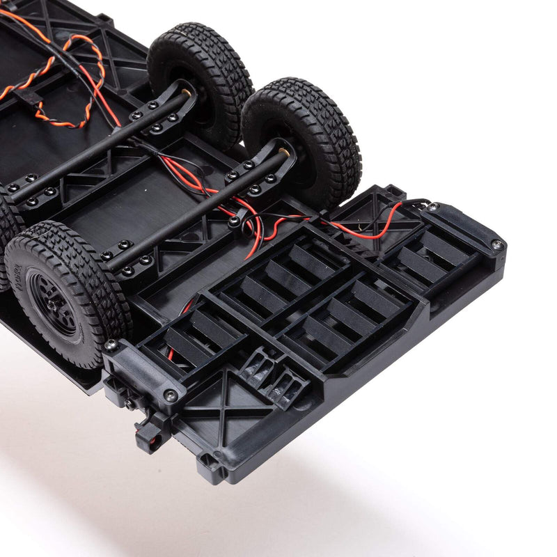 AXI00009 Axial 1/24th SCX24 Flat Bed Vehicle Trailer with LED Taillights