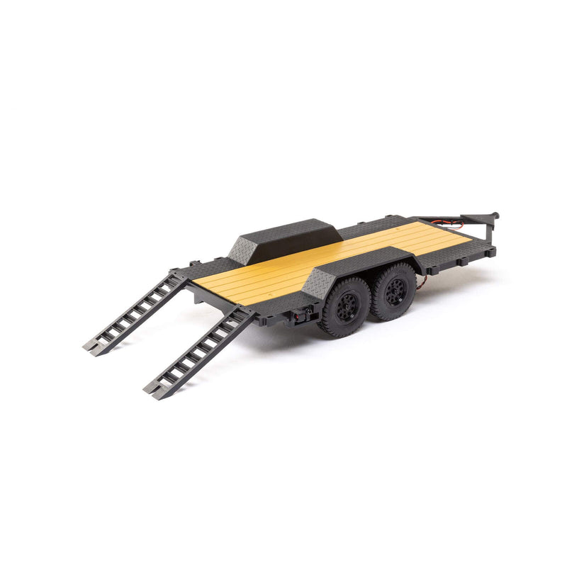 AXI00009 Axial 1/24th SCX24 Flat Bed Vehicle Trailer with LED Taillights