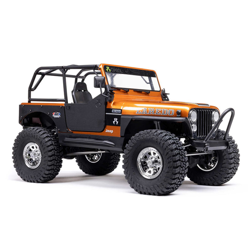 AXI03008V2T Axial 1/10 SCX10 III Jeep CJ-7 4X4 RTR Brushed Rock Crawler