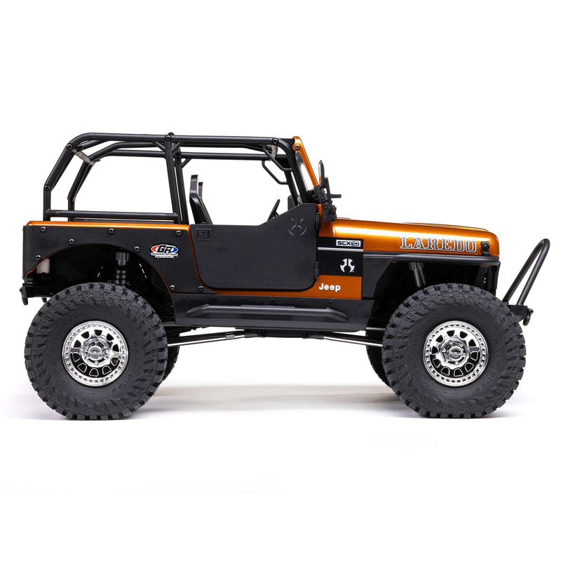 AXI03008V2T Axial 1/10 SCX10 III Jeep CJ-7 4X4 RTR Brushed Rock Crawler