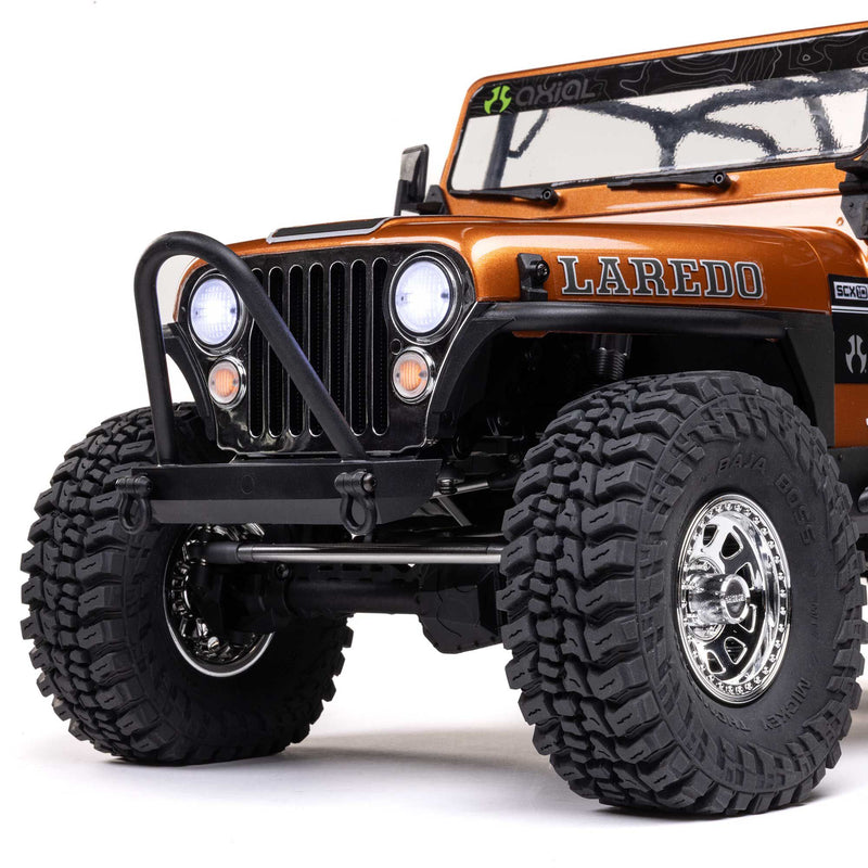 AXI03008V2T Axial 1/10 SCX10 III Jeep CJ-7 4X4 RTR Brushed Rock Crawler