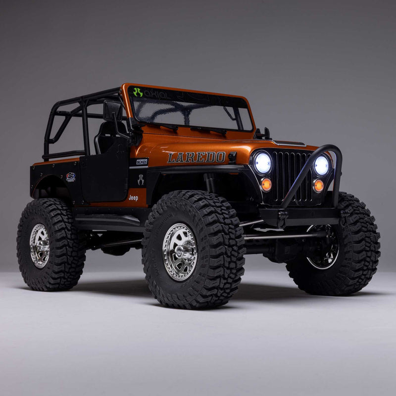 AXI03008V2T Axial 1/10 SCX10 III Jeep CJ-7 4X4 RTR Brushed Rock Crawler