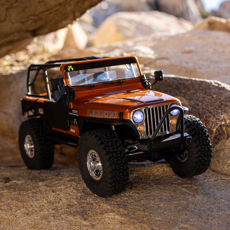 AXI03008V2T Axial 1/10 SCX10 III Jeep CJ-7 4X4 RTR Brushed Rock Crawler