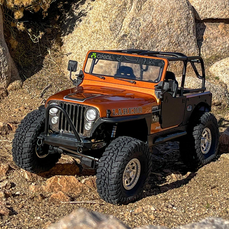 AXI03008V2T Axial 1/10 SCX10 III Jeep CJ-7 4X4 RTR Brushed Rock Crawler