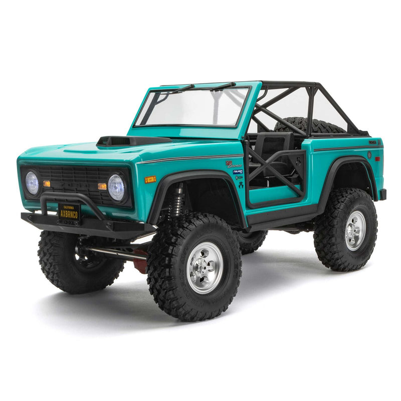 AXI03014 Axial 1/10 SCX10 III Early Ford Bronco 4X4 RTR TEAL New Sealed in Box