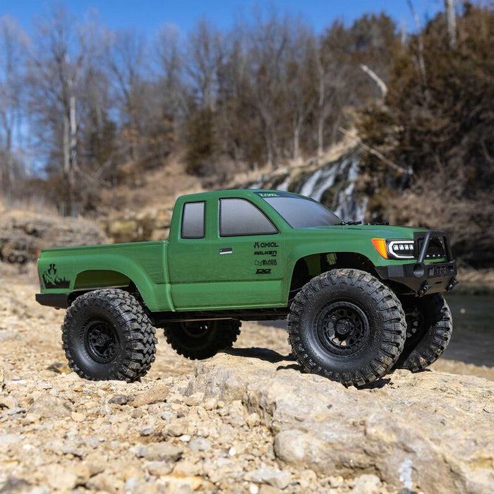 AXI03027T2 Axial 1/10 SCX10 III Base Camp 4WD Rock Crawler Brushed RTR, Green