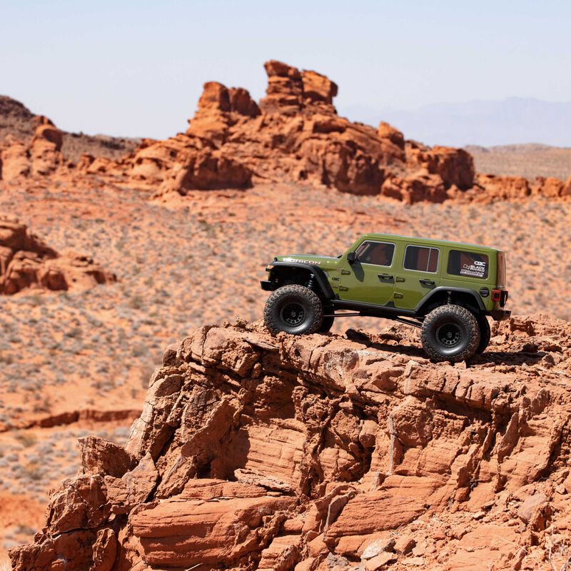 AXI05000T1 Axial 1/6 SCX6 Jeep JLU Wrangler 4X4 RTR Brushed Rock Crawler