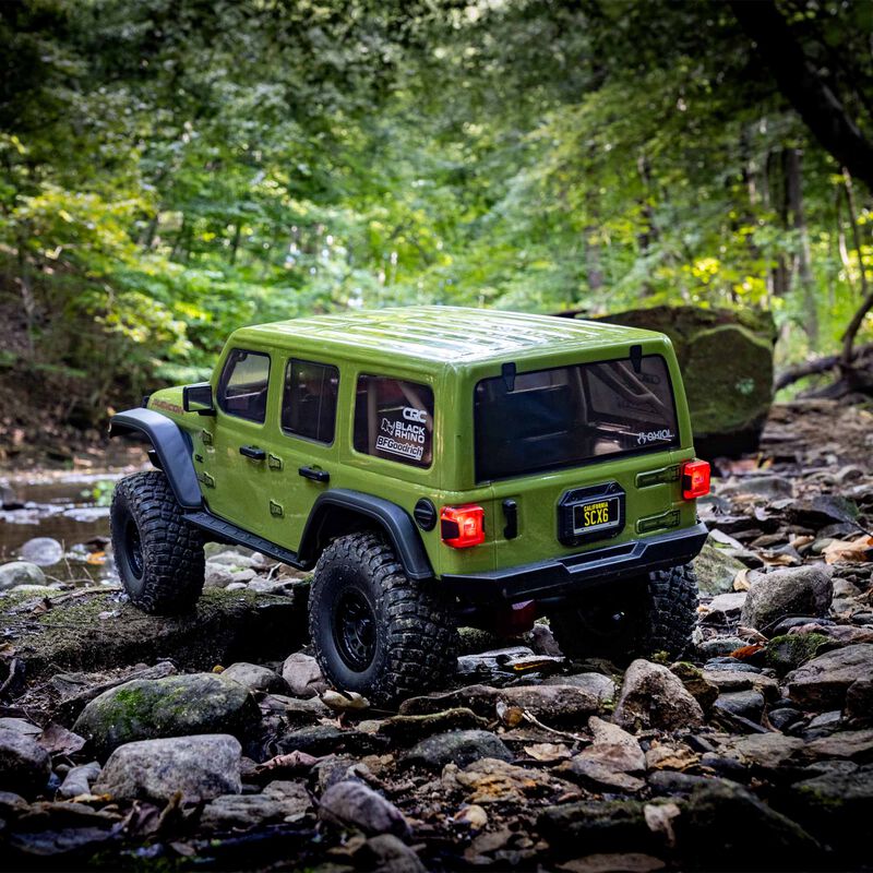 AXI05000T1 Axial 1/6 SCX6 Jeep JLU Wrangler 4X4 RTR Brushed Rock Crawler