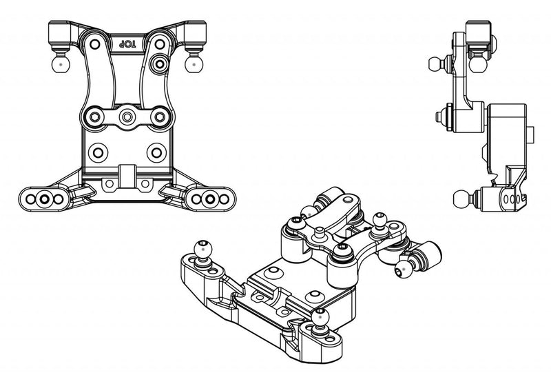 90033 Team Associated RC10B6 Builder''s Support Kit