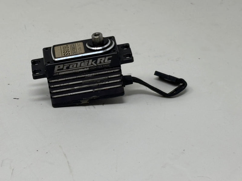Used ProTek RC 160SS Low Profile Super Speed Metal Gear Servo High Voltage/Metal Case