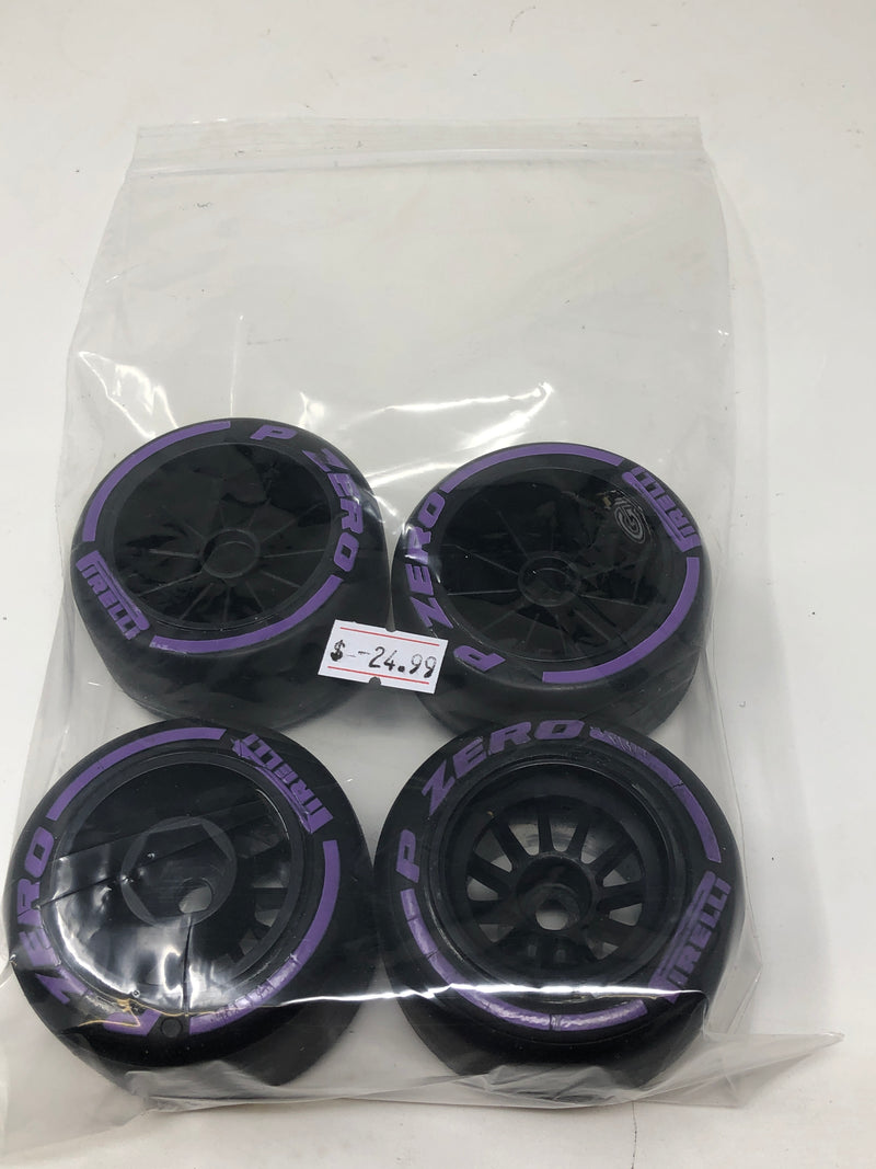 USED Gravity RC G-Spec F1, Pre Glued set of 4