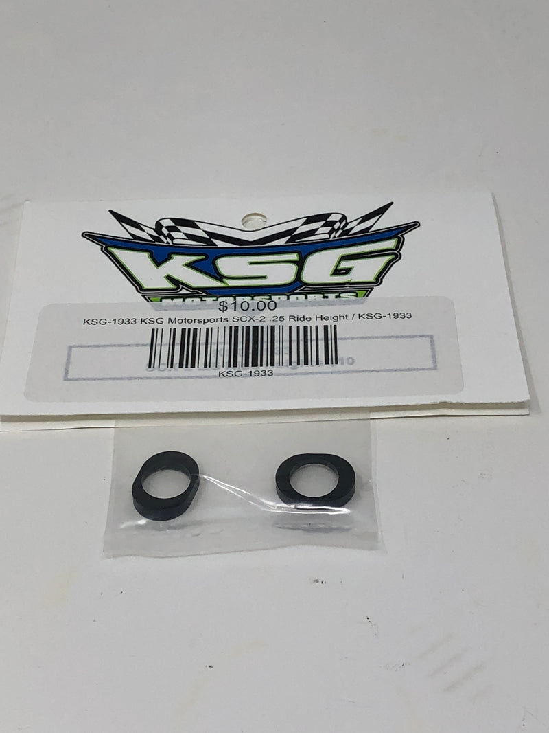 KSG-1933 KSG Motorsports SCX-2 .25 Ride Height