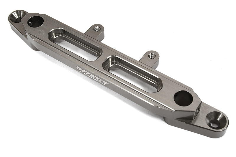 C32549GREY Integy Grey Billet Machined Front Upper Chassis Brace for Axial SCX6