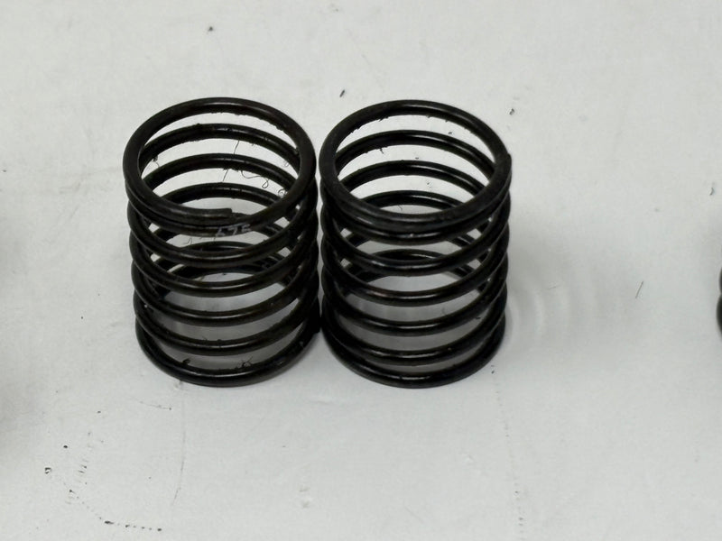 Used Mugen Seiki MTC2 Shock Spring, Shock Body, Carbon Spacer Lot