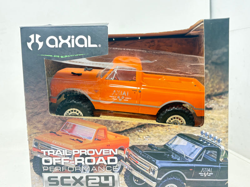 *Damaged Box* Axial 1/24 SCX24 1967 Chevrolet C10 4WD Brushed Truck RTR, Orange