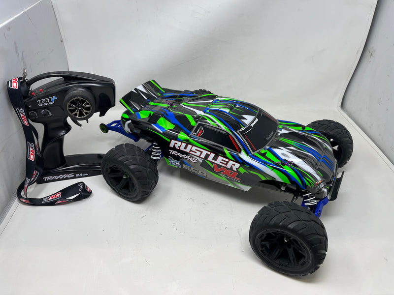 Used Traxxas Rustler VXL 272 Magnum RTR with upgrades