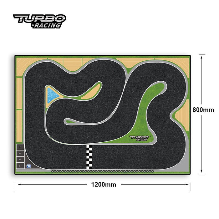 HP170-0047 Turbo Racing 1/76 Racing Car Track Mat 120 X 80CM