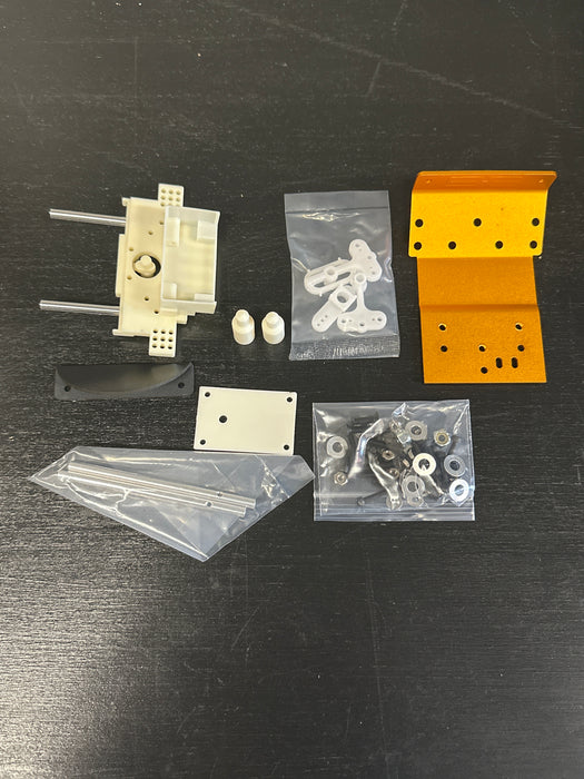 NEW TEAM ASSOCIATED RC10 JAY HALSEY EDITION NOSE Plate, Tubes, front bumper, rear bulkhead and misc hardware