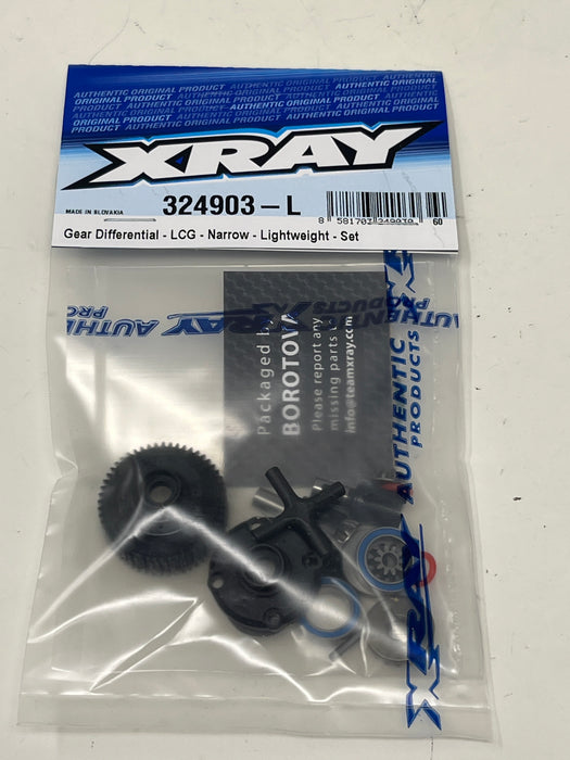 324903-L Xray GEAR DIFFERENTIAL - LCG - NARROW - LIGHTWEIGHT - SET