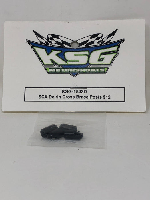 KSG-1643D KSG Motorsports SCX-4 Cross Brace Posts Delrin