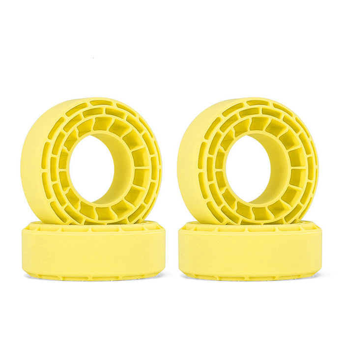 DGT-1056YE INJORA 4pcs Silicone Rubber Inserts For 56-58mm 1.0" Tires