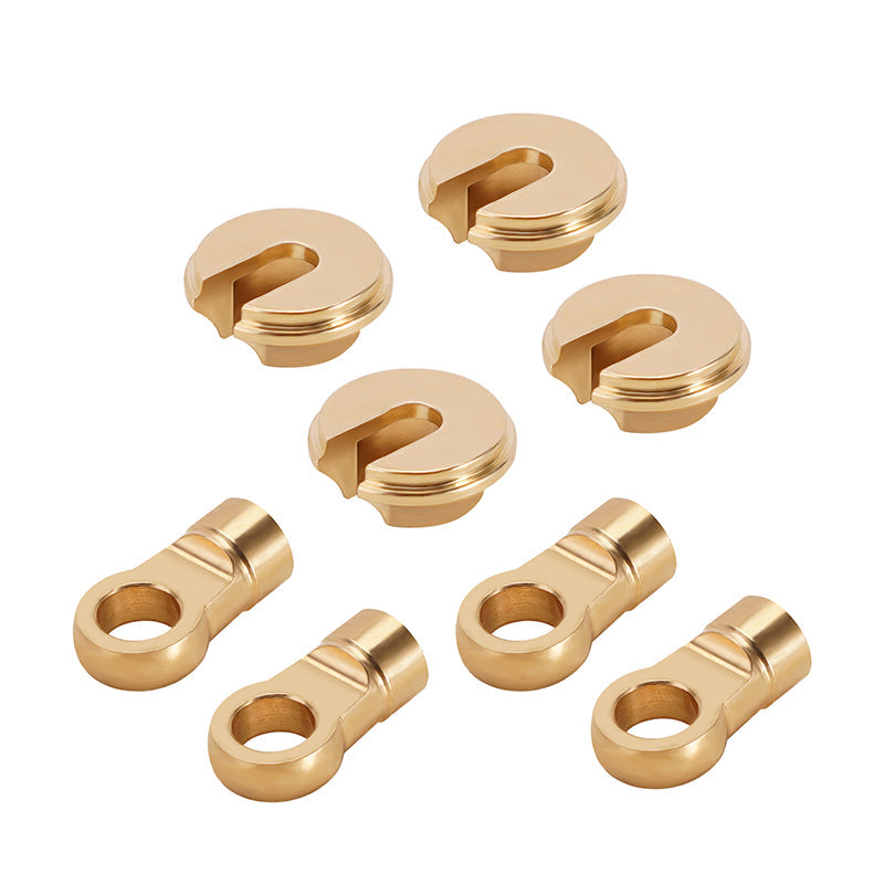 INJORA 4PCS Lower Spring Retainer Shock Rod Ends For INJORA TRX4M Shocks (4M-65)