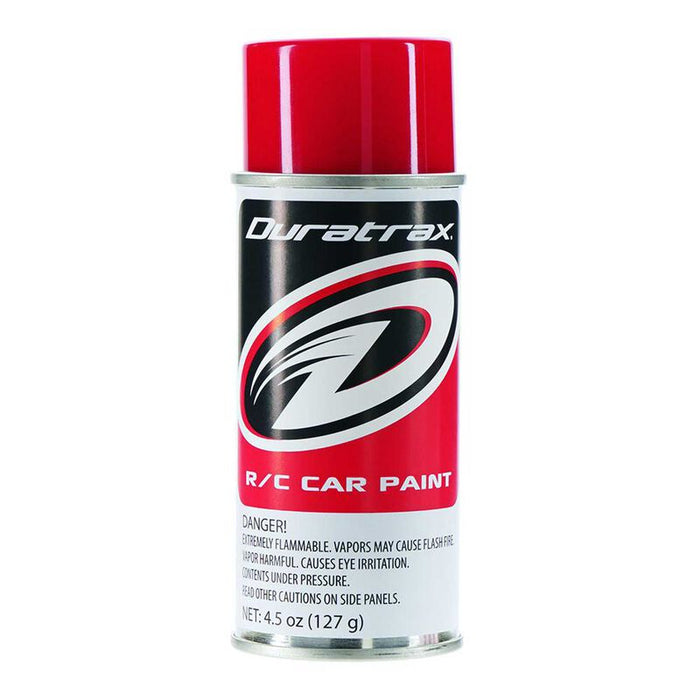DTXR4254 Duratrax Polycarb Spray, Racing Red, 4.5 oz