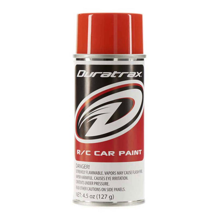 DTXR4256 Duratrax Polycarb Spray, Competition Orange, 4.5 oz