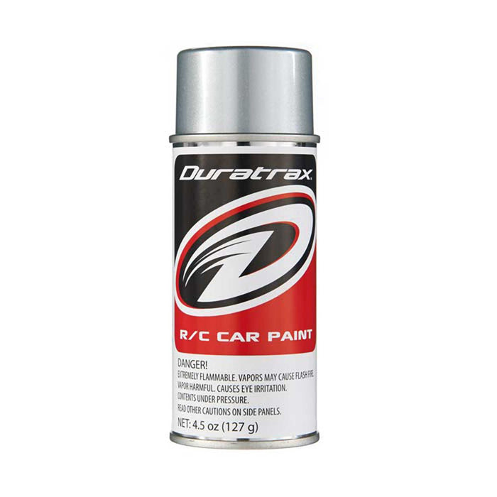 DTXR4262 Duratrax Polycarb Spray Silver Streak 4.5 oz
