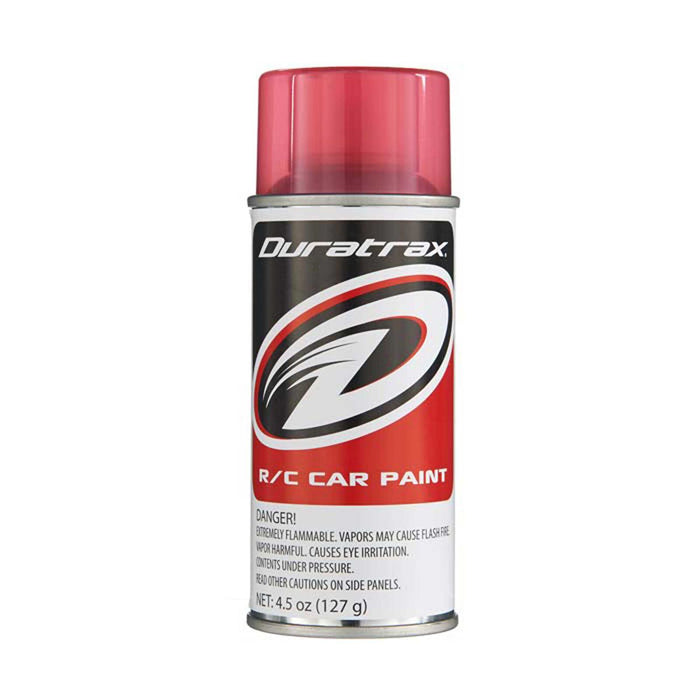 DTXR4271 Duratrax Polycarb Spray, Candy Red, 4.5 oz