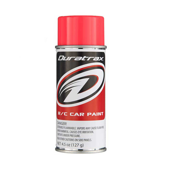 DTXR4277 Polycarb Spray, Fluorescent Red, 4.5 oz