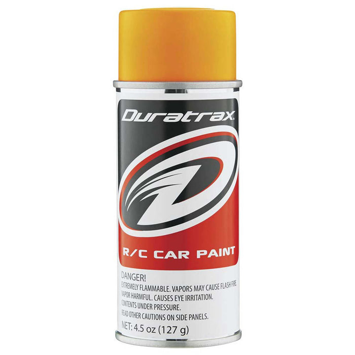 DTXR4283 Duratrax Polycarb Spray, Fluorescent Bright Orange, 4.5oz