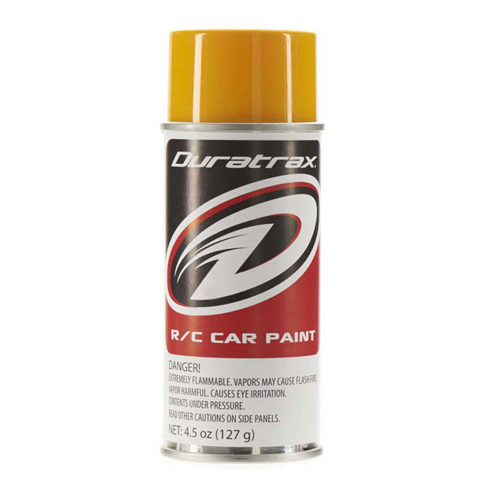 DTX4285 Duratrax Polycarb Spray, Bright Yellow, 4.5 oz