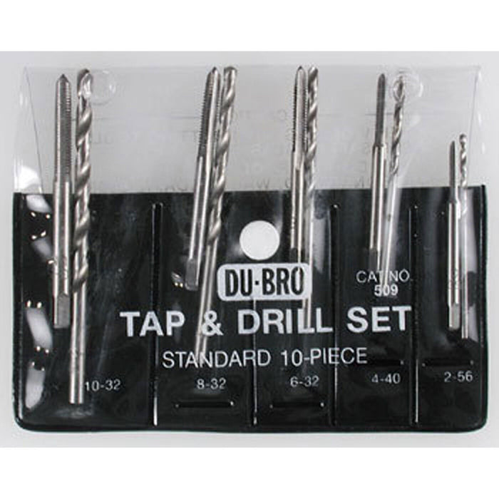509 DU-BRO Standard Tap & Drill Set, 10Piece