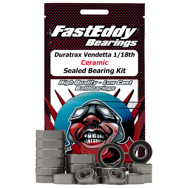 Duratrax Vendetta 1/18th Ceramic Rubber Sealed Bearing Kit