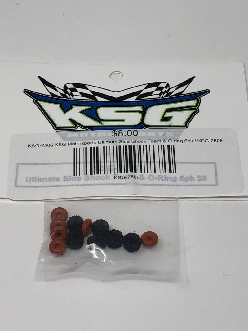 KSG-2506 KSG Motorsports Ultimate Side Shock Foam & O-ring 6pk