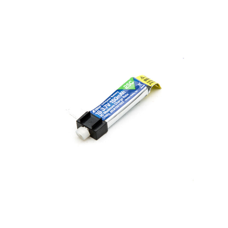 EFLB1501S25 E-flite  3.7V 150mAh 1S 25C LiPo Battery: PH 1.25 (Ultra Micro)