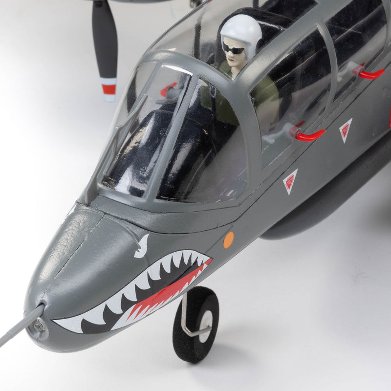 EFLU35050 E-flite Micro OV-10 Bronco 645mm BNF Basic with AS3X and SAFE Select