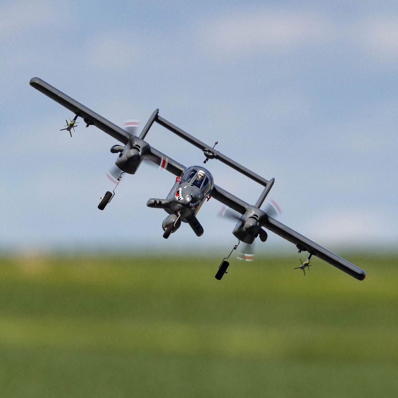 EFLU35050 E-flite Micro OV-10 Bronco 645mm BNF Basic with AS3X and SAFE Select