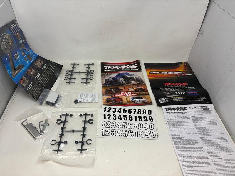 Used Traxxas Slash 4X4 Velineon 1/10 Scale 4WD Short Course Truck