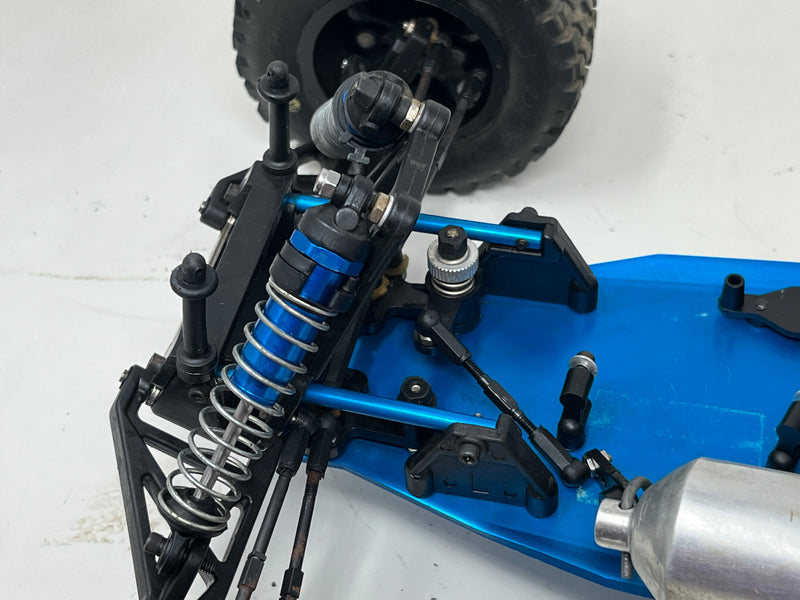 Used Vintage Nitro RC10GT blue chassis