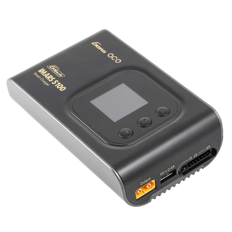 GEAS100-UB Gens Ace IMars S100 G-Tech AC Balance RC Battery Smart Charger-Black