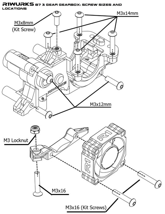 900047 R1WURKS B7 3-Gear Transmission