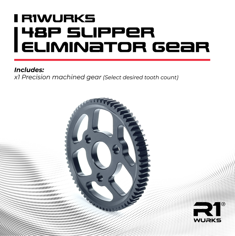900055-72 R1 WURKS Slipper Eliminator Gear, 48P, 72T