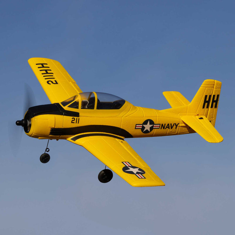 HBZ-1228 HobbyZone T-28 Trojan 450mm RTF with SAFE (2 Flight Batteries Included)