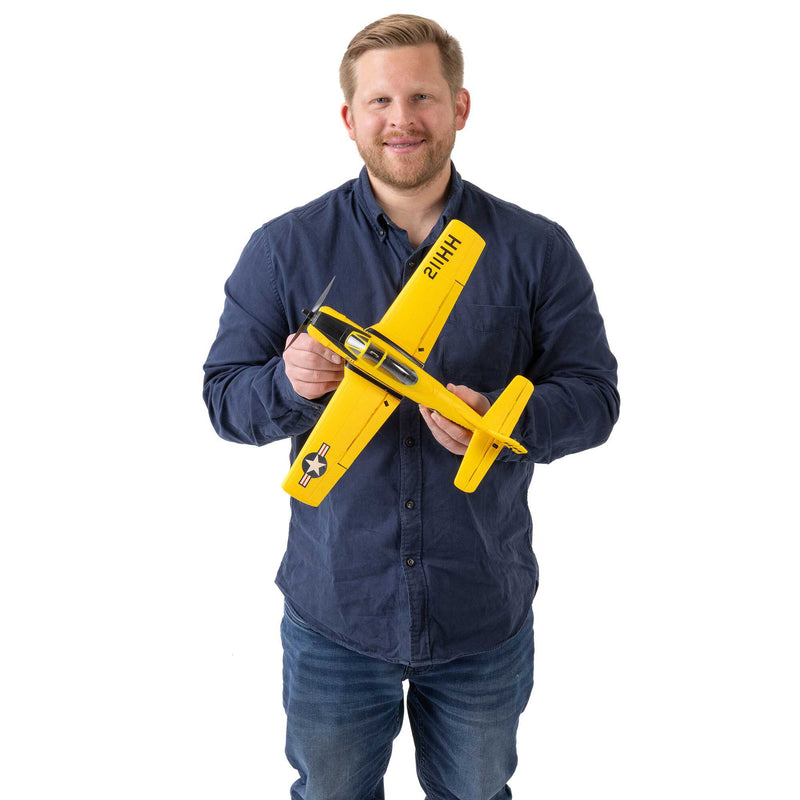 HBZ-1228 HobbyZone T-28 Trojan 450mm RTF with SAFE (2 Flight Batteries Included)