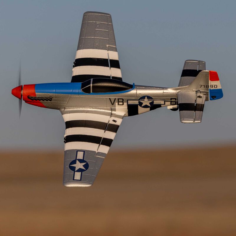 HBZ-1251 Hobby Zone  P-51D Mustang 450mm RTF with SAFE