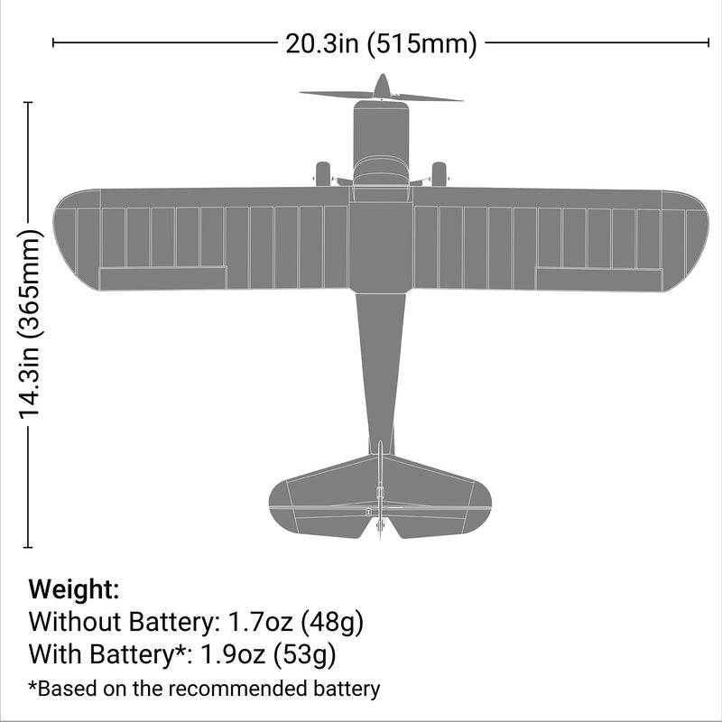 HBZ04900 HobbyZone Champ Anniversary Special Edition 515mm RTF with SAFE