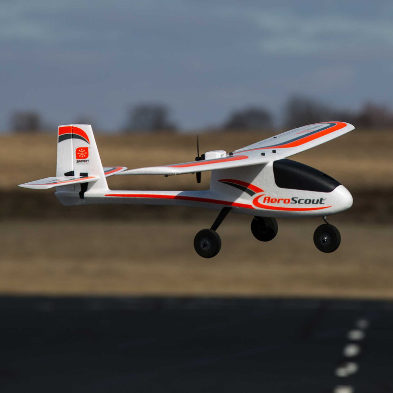 HBZ380002 HobbyZone AeroScout S 2 1.1m RTF Basic with RealFlight, AS3X+ and SAFE